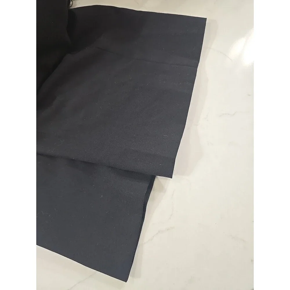 Michael Kors Wool Blend Dress Pants 42 32 Mens Classic Black Career Office Basic